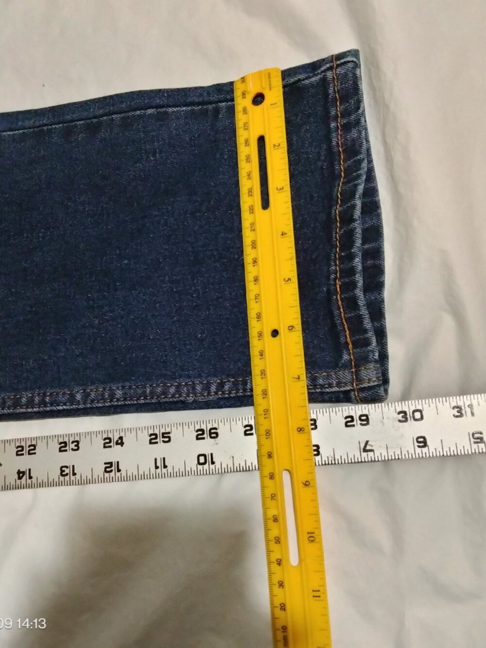 Levi's 514 Straight Leg Jeans Men's Size 30x30 Blue Denim Stretch NWT Brand New - Picture 3 of 6